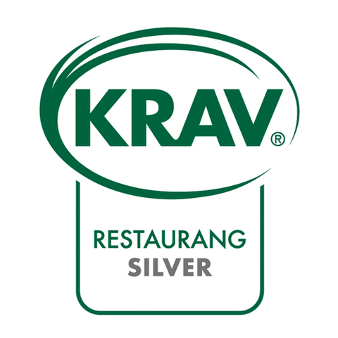 Klistermärke restaurang silver